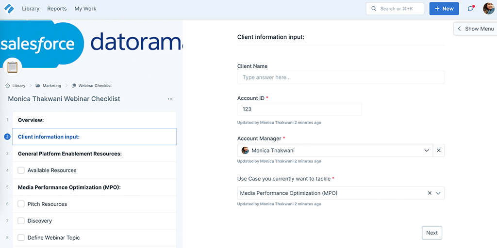 salesforce case study process street