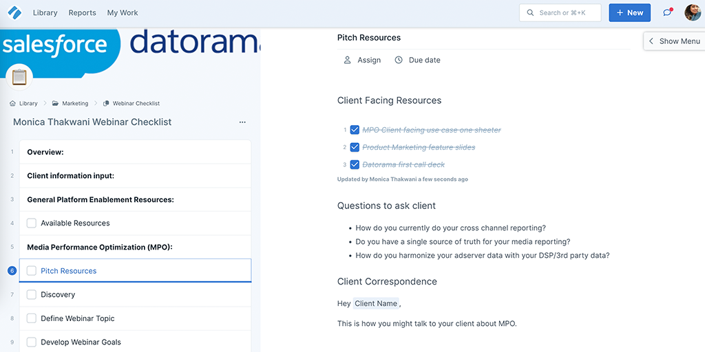 salesforce case study process street