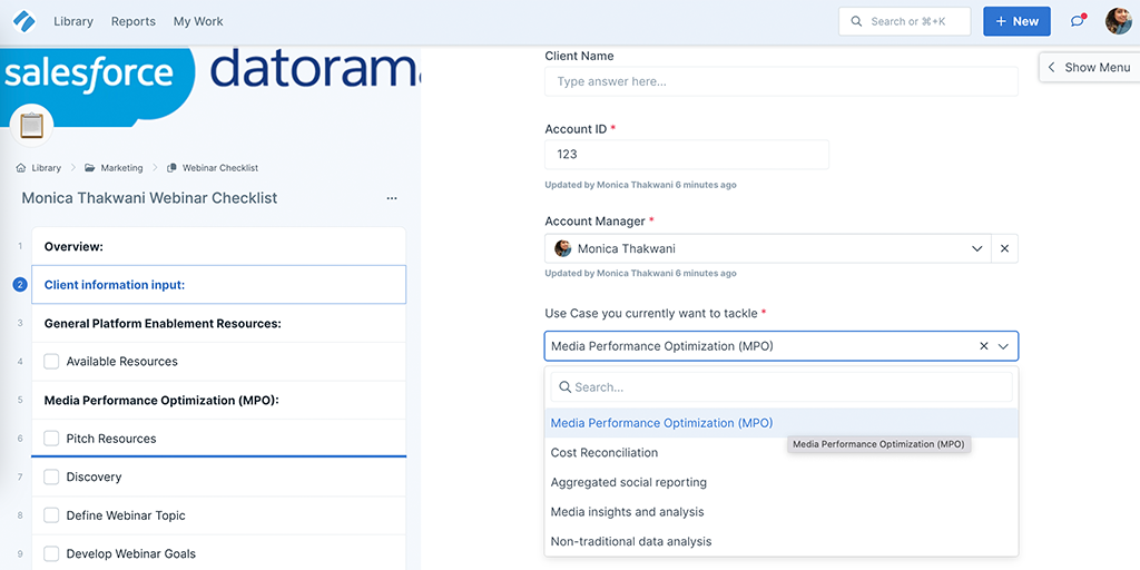 salesforce case study process street