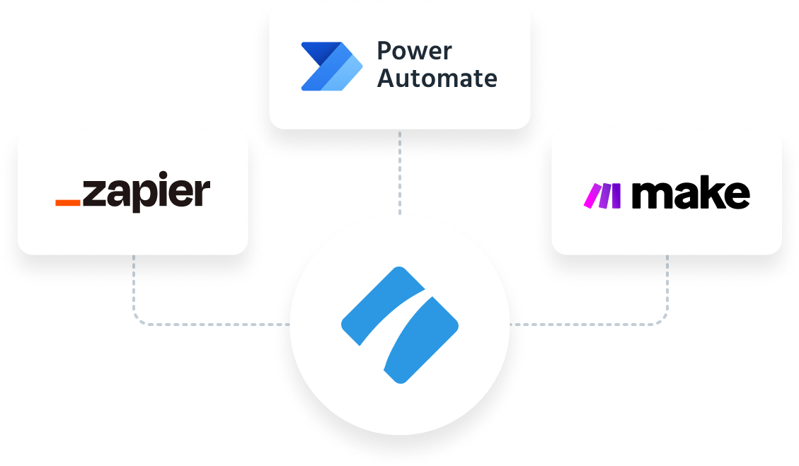 Zapier / Make / Power Automate